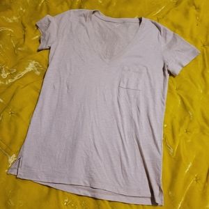 *SOLD* Madewell tan v neck tshirt size xxs
